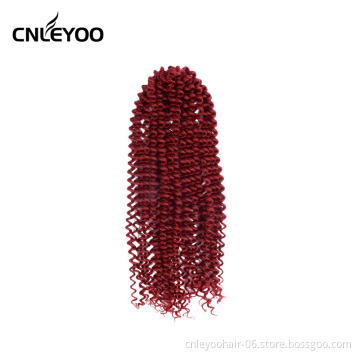 2021 Factory 18 Inch Passion Twist Crochet Hair for Women (100g/Bundle) Spring Crochet Braiding Hair Extension
